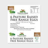 Egg Carton Labels - Suits 6 Pack Pulp Cartons 360x