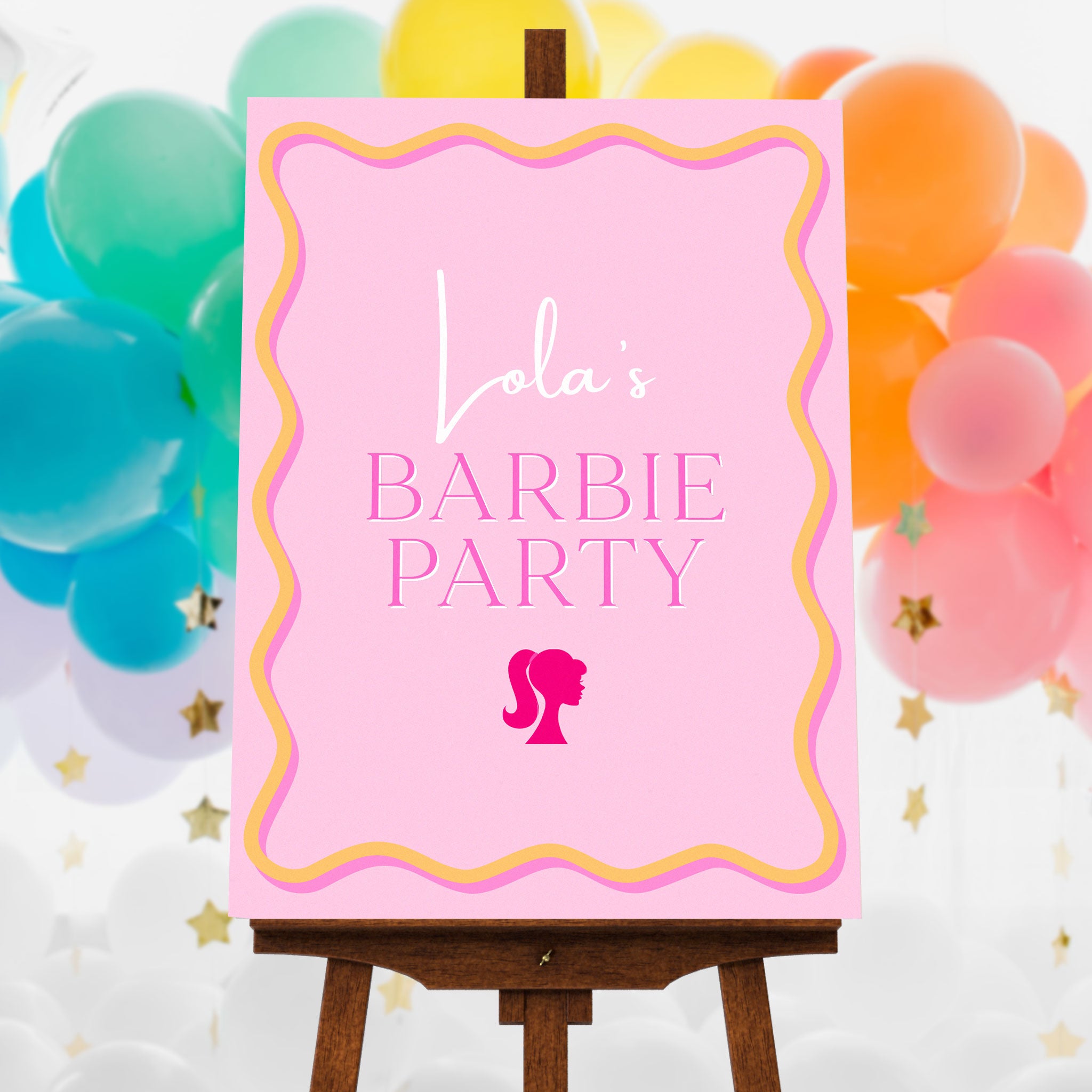 Birthday Party Corflute Signs