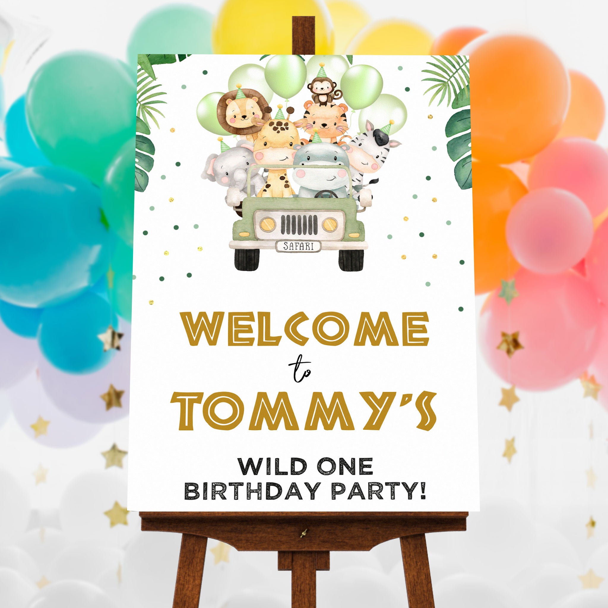 Birthday Party Corflute Signs