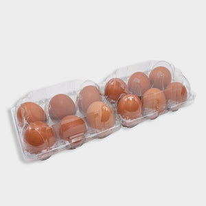 400 x 2x6 Standard RPET Egg Cartons - Unlabelled