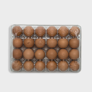 180 (sets) x 24 Egg Standard Traypack RPET Carton - Unlabelled *ONLY WHILE STOCKS LAST*