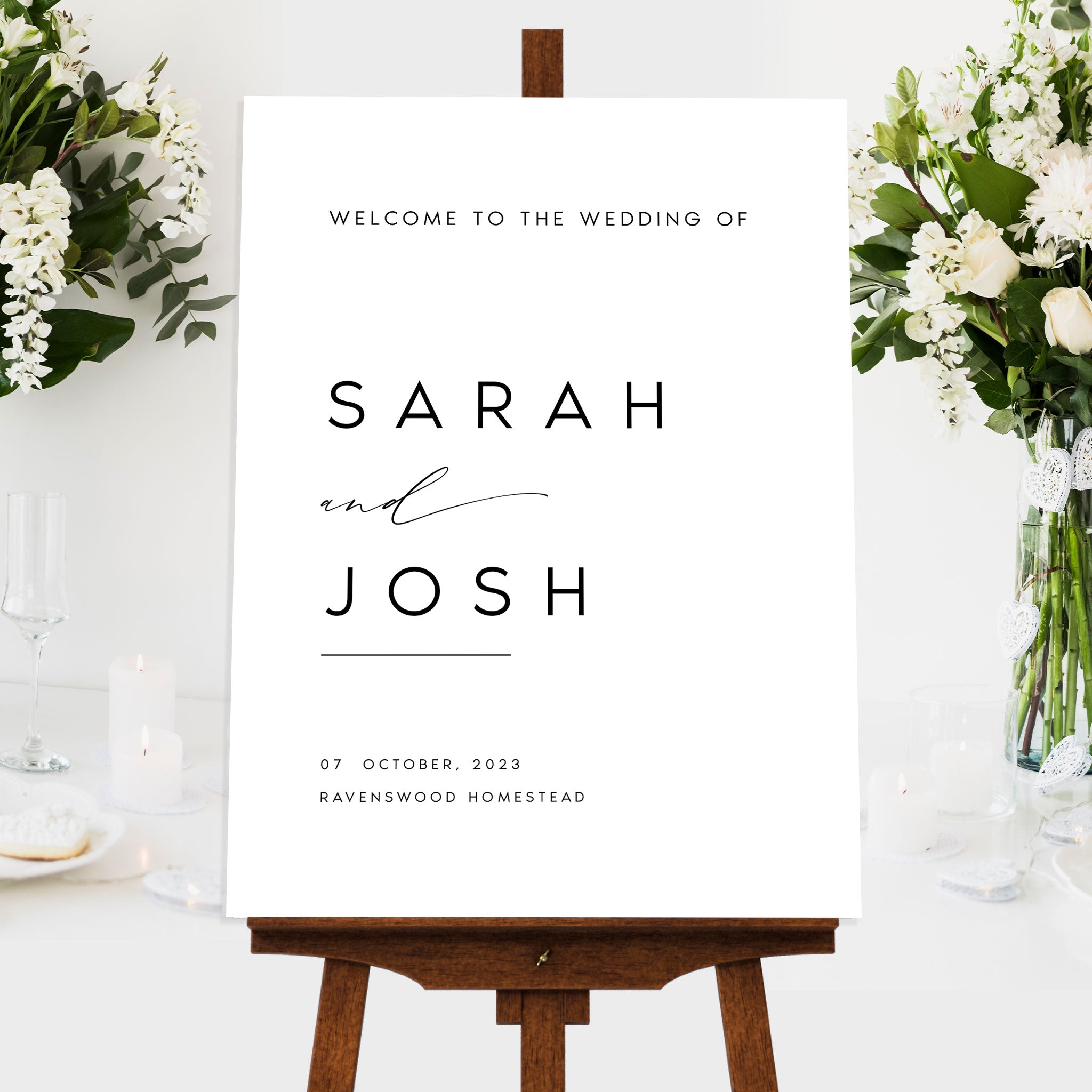 Wedding Corflute Signs