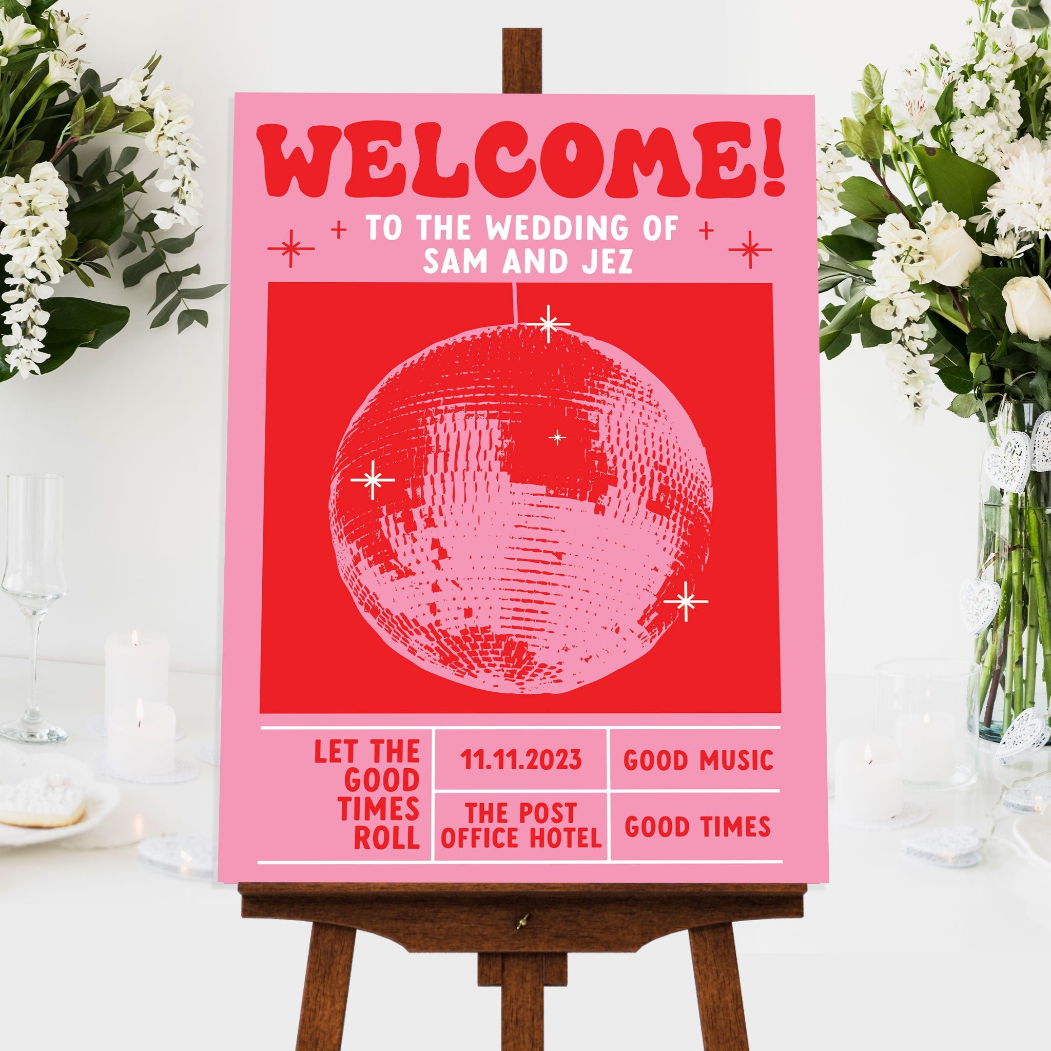 Wedding Corflute Signs