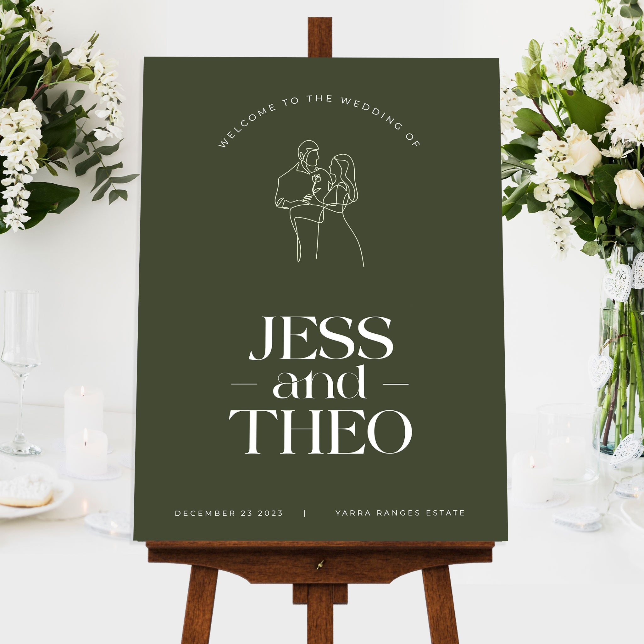 Wedding Corflute Signs