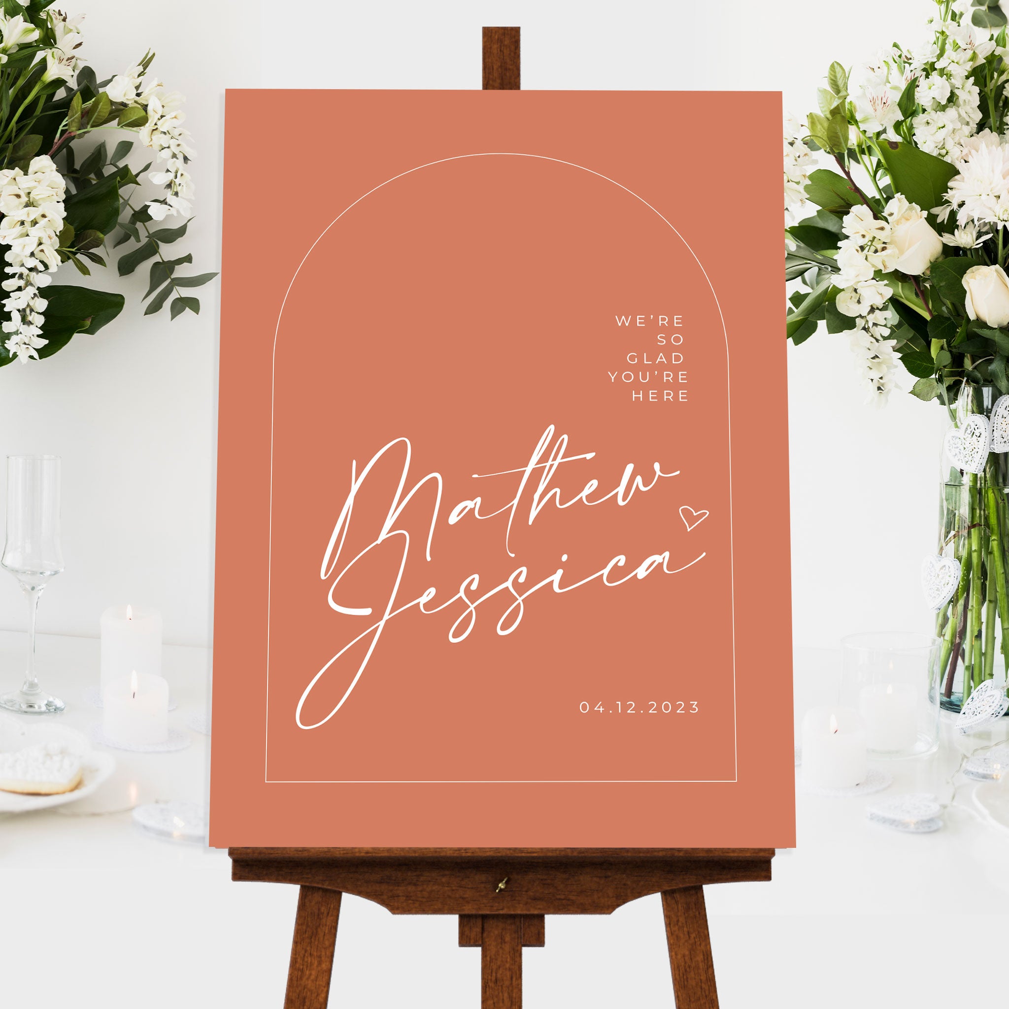 Wedding Corflute Signs
