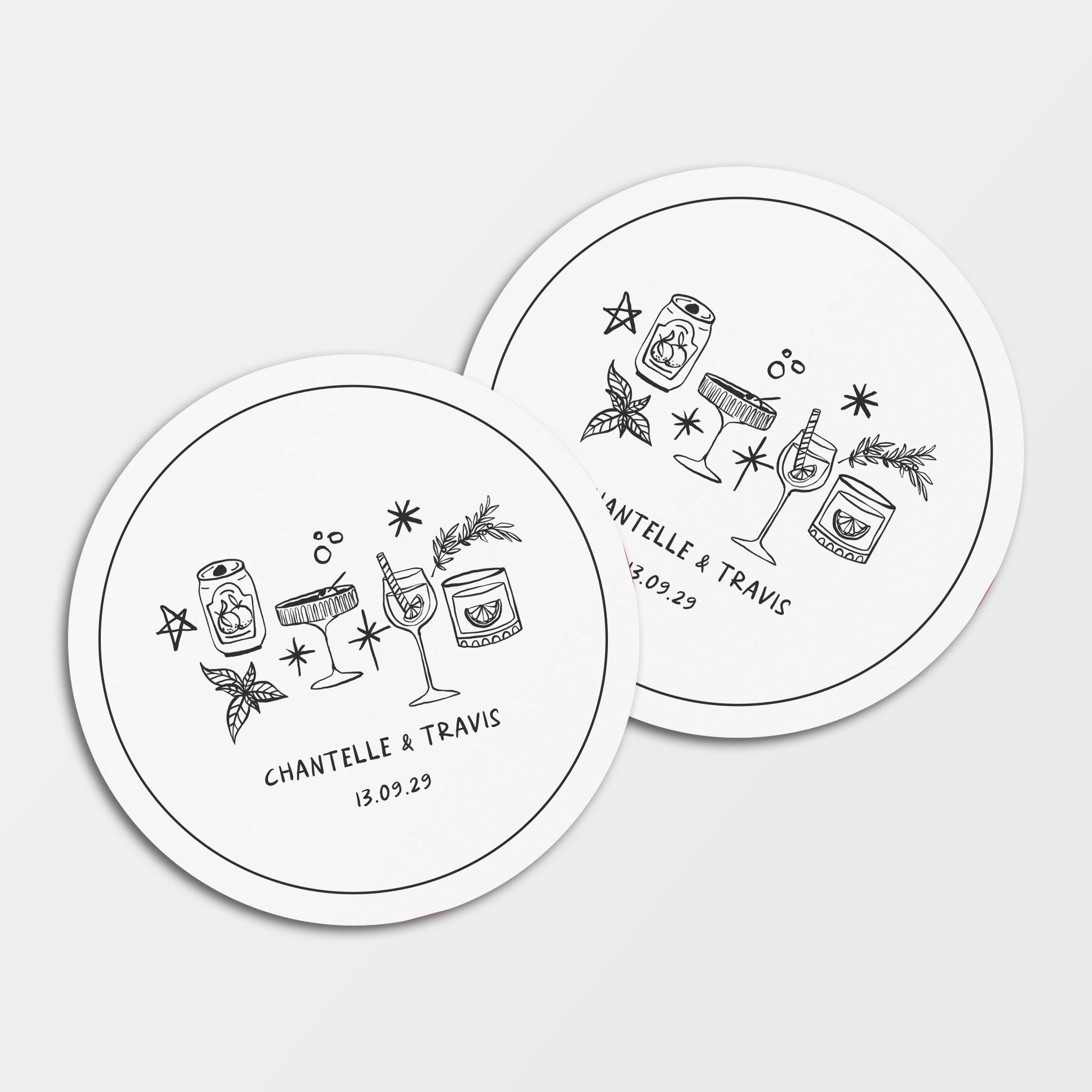 Round Drink Coasters