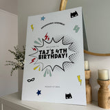 Birthday Party Corflute Signs