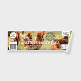 Egg Carton Labels - Suits 12 Pack Pulp Cartons - 100x