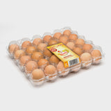 195x(Sets) 30 Cell Standard RPET Egg Cartons - Unlabelled