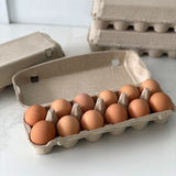150 x 12 Cell Jumbo Pulp Egg Cartons - Unlabelled