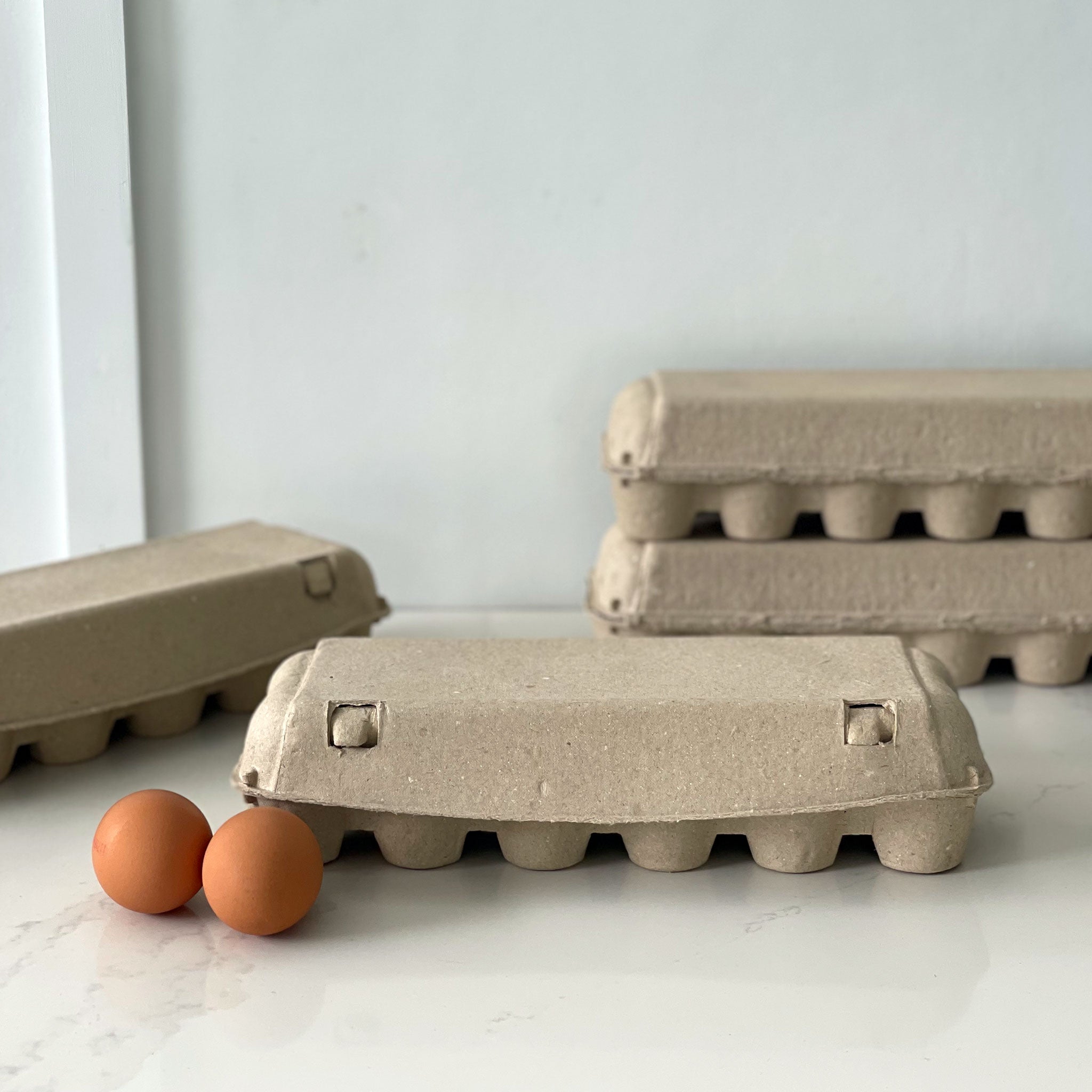 150 x 12 Cell Jumbo Pulp Egg Cartons - Unlabelled