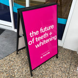 Metal A-Frame Sign Stand