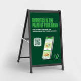 Metal A-Frame Sign Stand