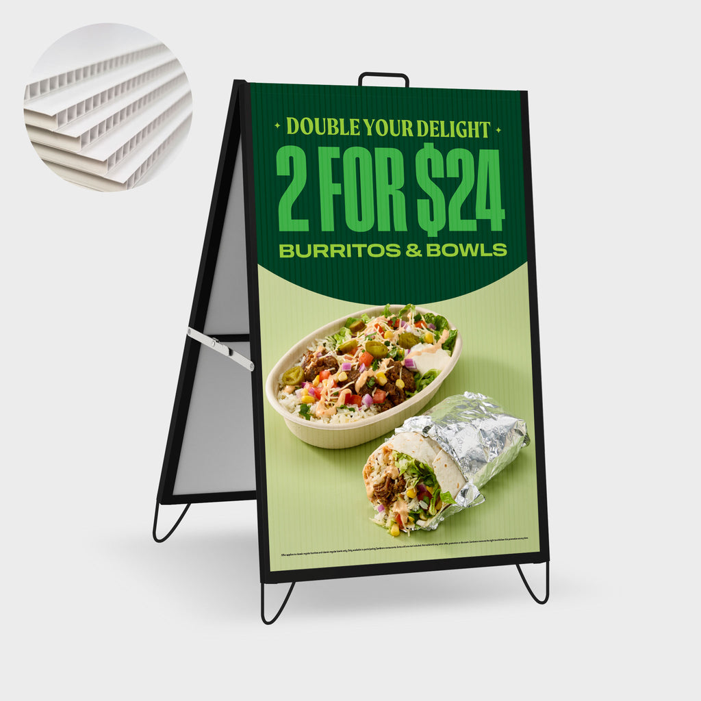 Corflute signs printed in 24 hours. High Quality Weatherproof Signs ...