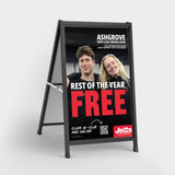 Metal A-Frame Sign Stand